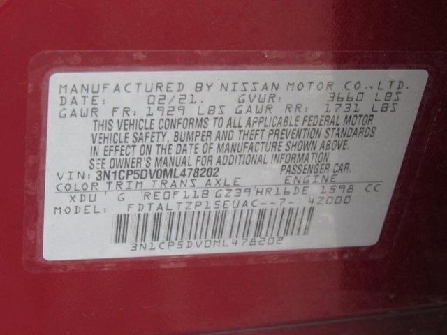 used 2021 Nissan Kicks car, priced at $13,795