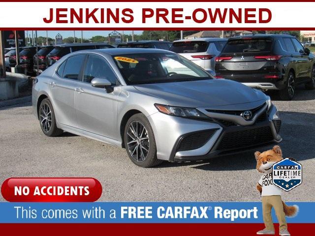 used 2021 Toyota Camry car, priced at $19,775