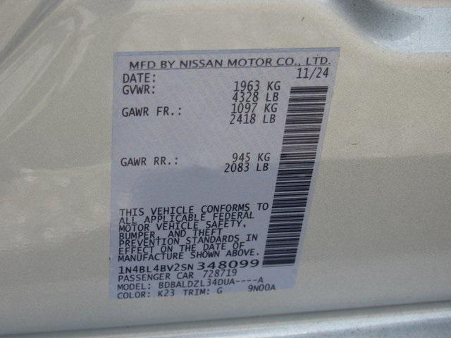new 2025 Nissan Altima car, priced at $25,623