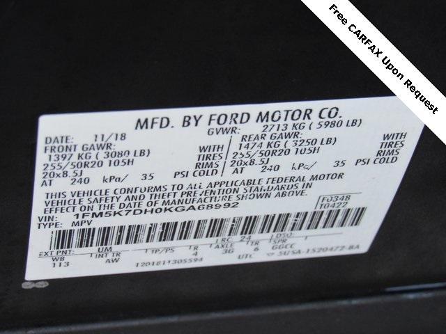 used 2019 Ford Explorer car, priced at $16,994