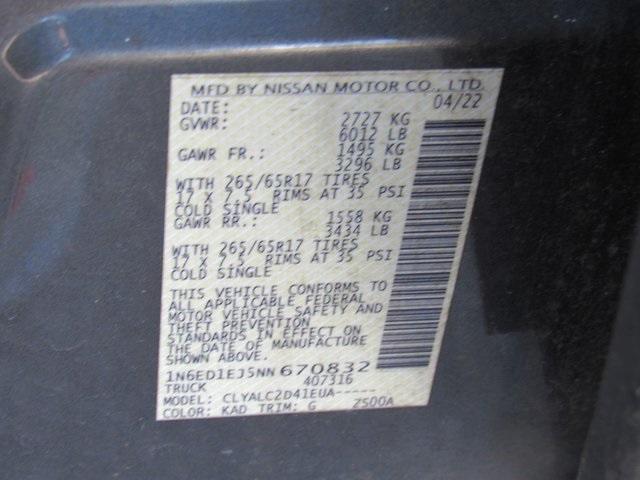 used 2022 Nissan Frontier car, priced at $22,468