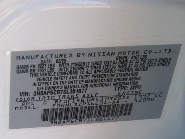 new 2025 Nissan Kicks car, priced at $25,143