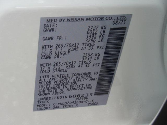 new 2026 Nissan Frontier car, priced at $41,688