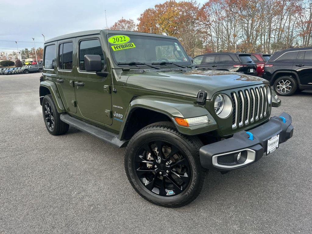 used 2022 Jeep Wrangler Unlimited 4xe car, priced at $31,725