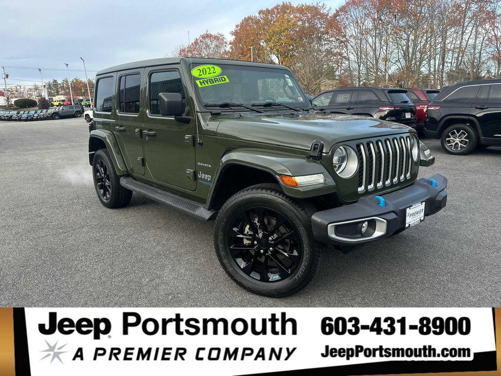used 2022 Jeep Wrangler Unlimited 4xe car, priced at $31,825