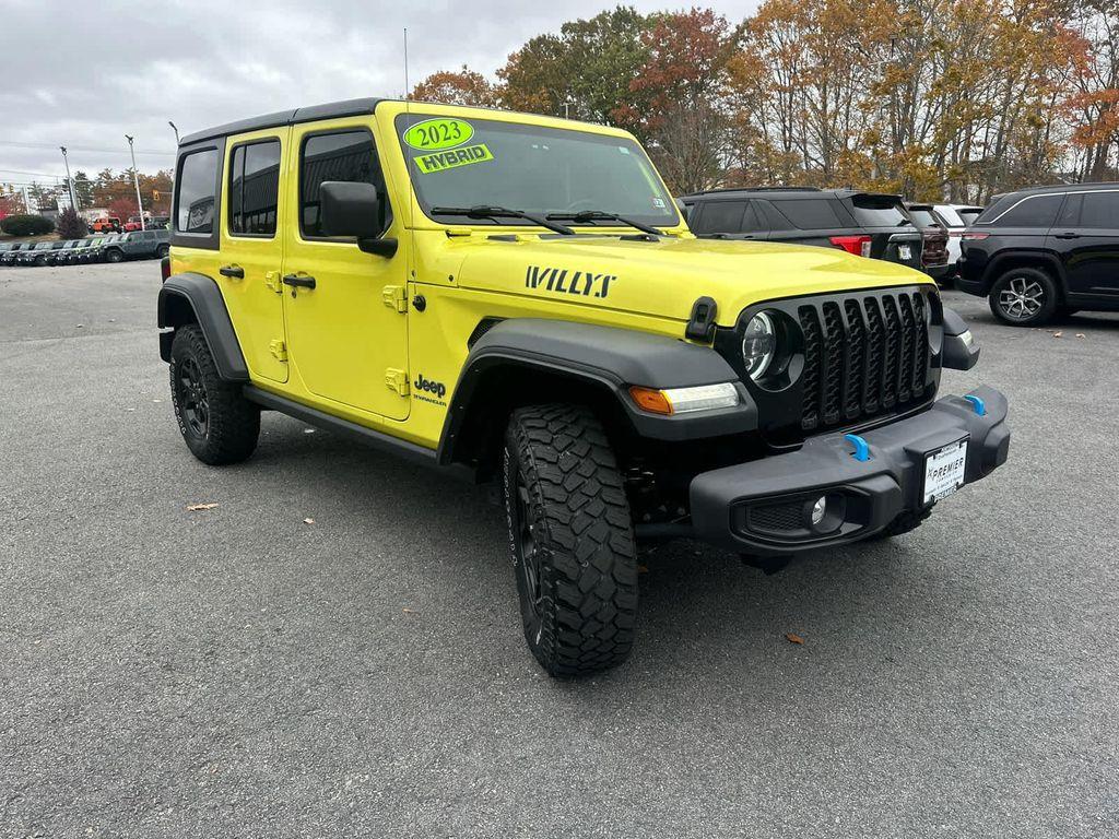 used 2023 Jeep Wrangler 4xe car, priced at $34,775