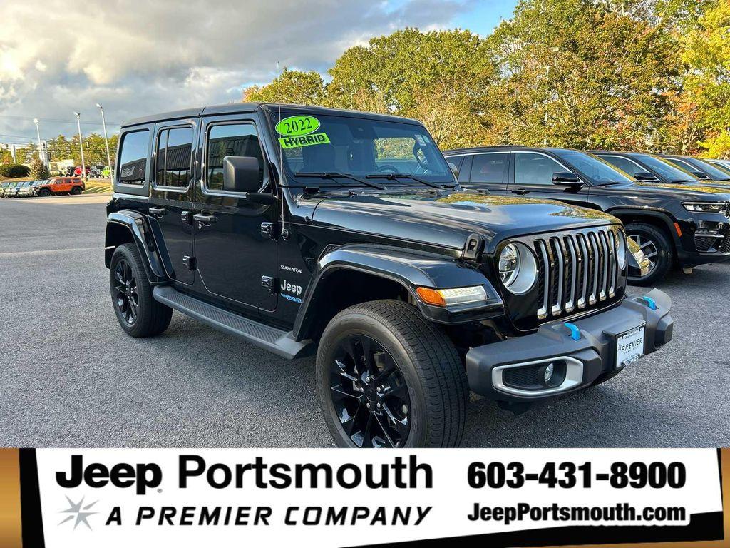 used 2022 Jeep Wrangler Unlimited 4xe car, priced at $33,285