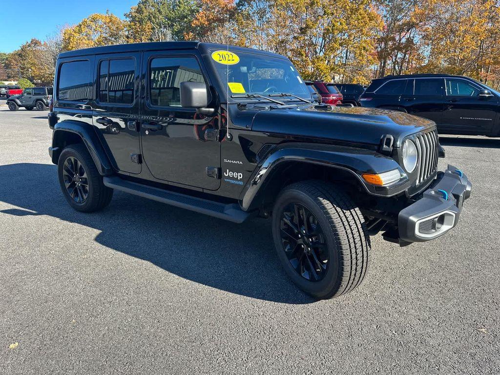 used 2022 Jeep Wrangler Unlimited 4xe car, priced at $31,475