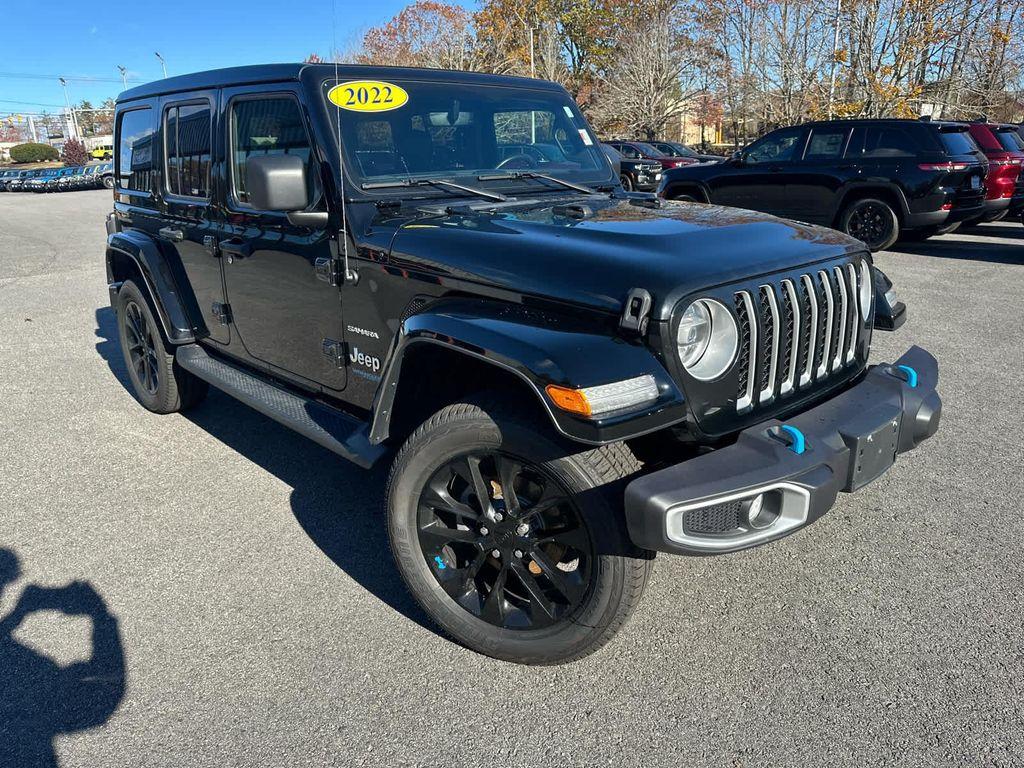 used 2022 Jeep Wrangler Unlimited 4xe car, priced at $31,775