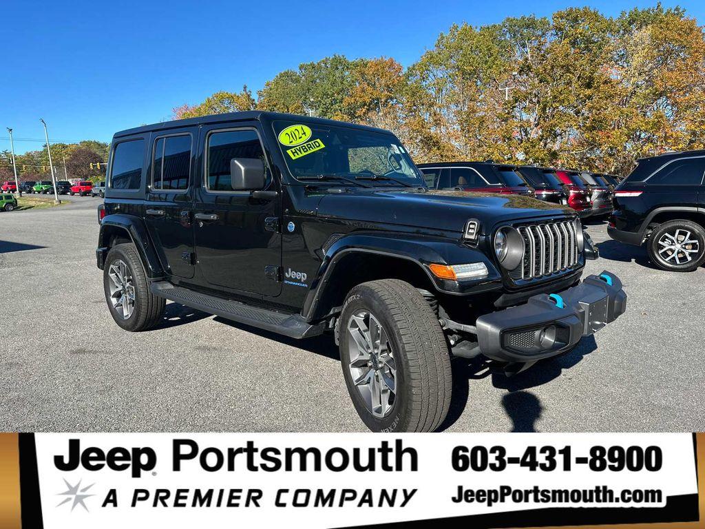 used 2024 Jeep Wrangler 4xe car, priced at $33,525
