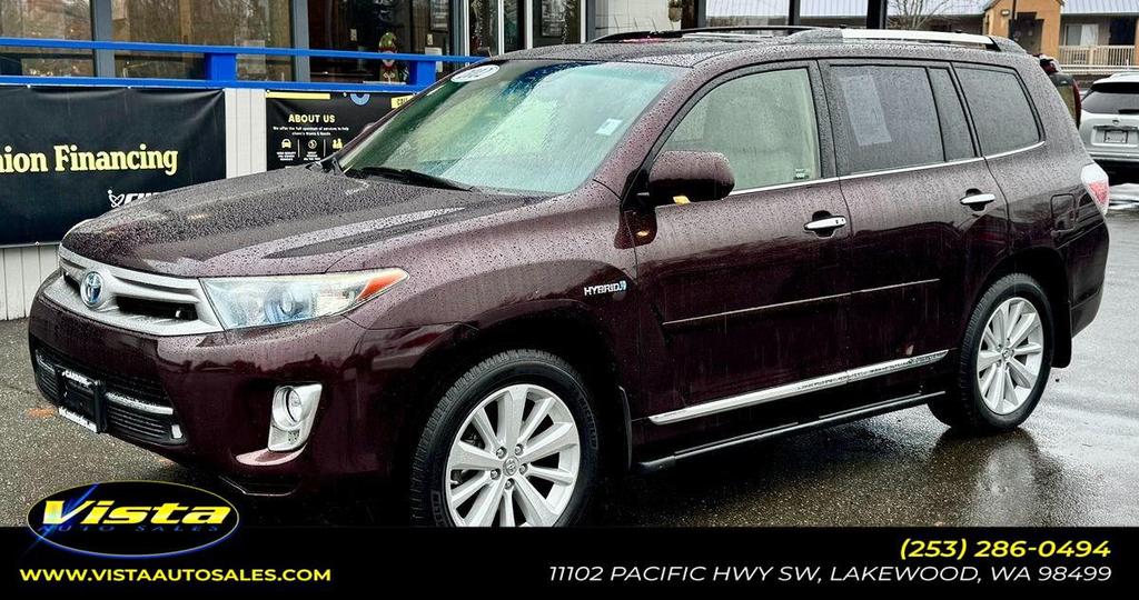 used 2012 Toyota Highlander Hybrid car, priced at $11,999