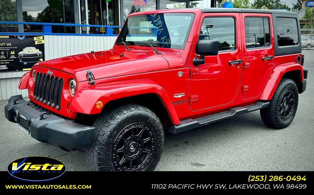 used 2013 Jeep Wrangler Unlimited car, priced at $9,999