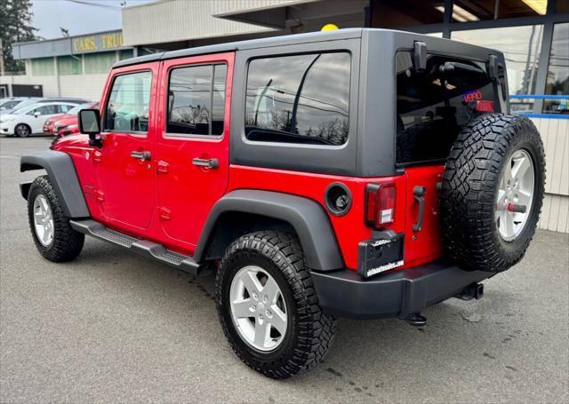 used 2014 Jeep Wrangler Unlimited car, priced at $14,999