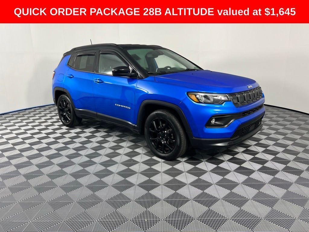 used 2022 Jeep Compass car, priced at $22,202