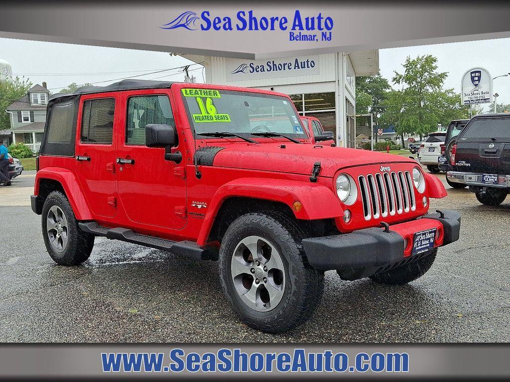 used 2016 Jeep Wrangler Unlimited car, priced at $16,995