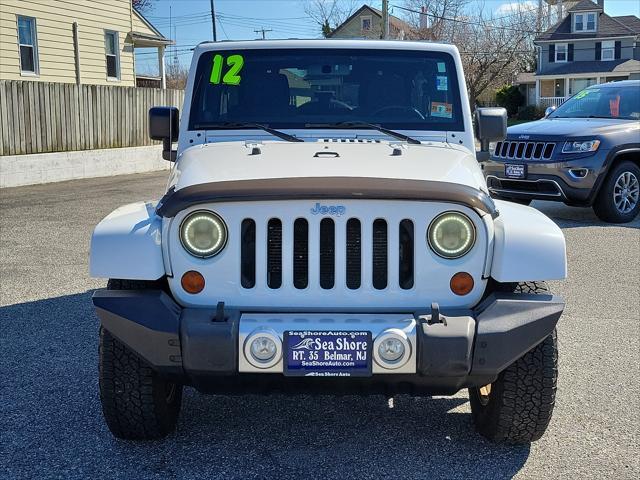 used 2012 Jeep Wrangler Unlimited car, priced at $14,995