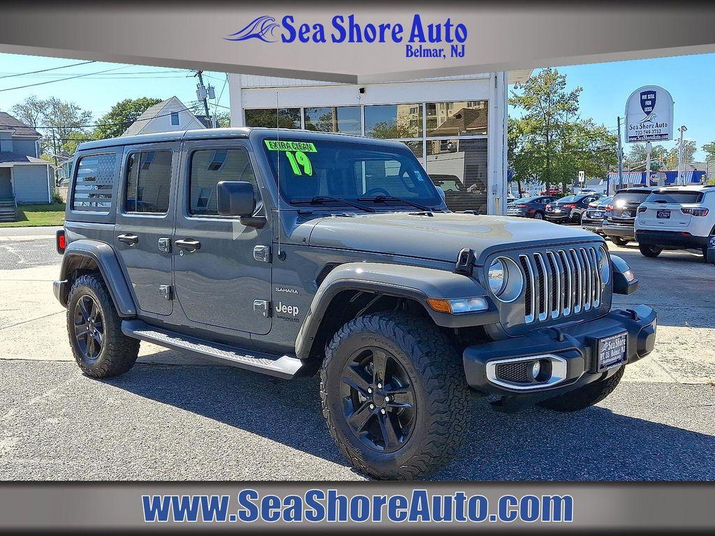 used 2019 Jeep Wrangler Unlimited car, priced at $20,595