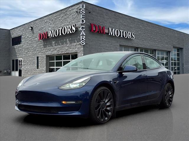 used 2023 Tesla Model 3 car, priced at $33,995