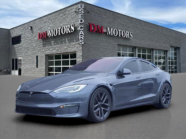 used 2021 Tesla Model S car, priced at $54,995