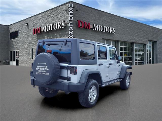 used 2011 Jeep Wrangler Unlimited car, priced at $14,995