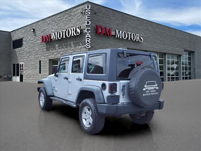 used 2011 Jeep Wrangler Unlimited car, priced at $14,995