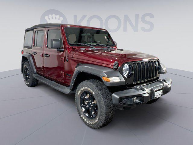 used 2021 Jeep Wrangler car, priced at $31,000