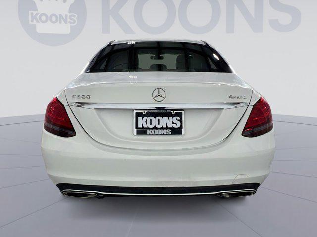 used 2021 Mercedes-Benz C-Class car, priced at $26,500