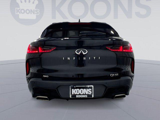used 2022 INFINITI QX55 car, priced at $26,500