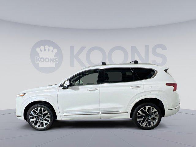 used 2021 Hyundai Santa Fe car, priced at $25,000