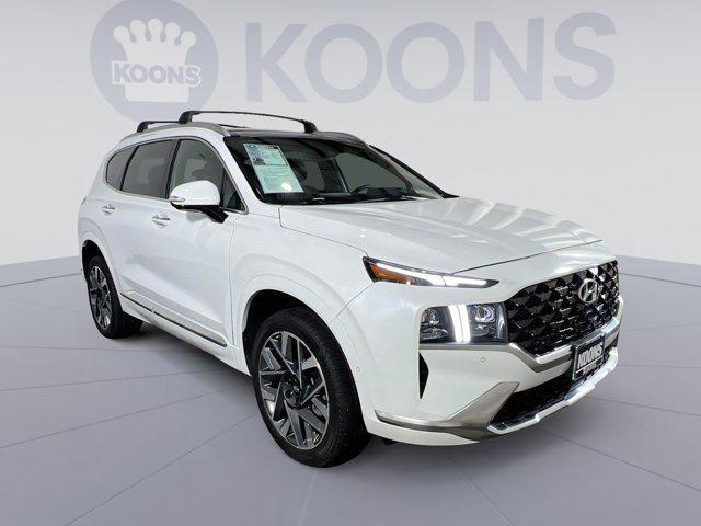 used 2021 Hyundai Santa Fe car, priced at $25,000