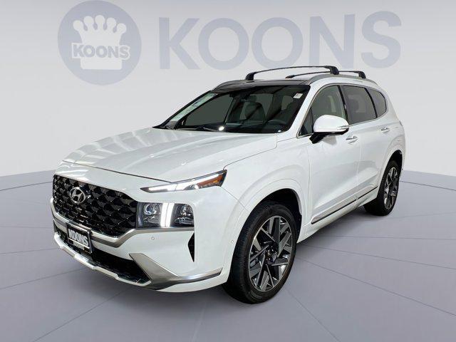 used 2021 Hyundai Santa Fe car, priced at $25,000