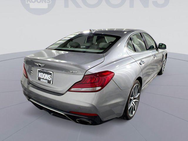 used 2021 Genesis G70 car, priced at $27,000