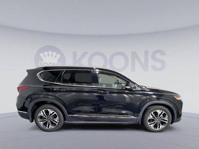 used 2020 Hyundai Santa Fe car, priced at $22,000