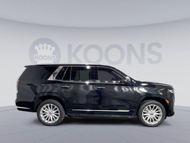 used 2021 Cadillac Escalade car, priced at $58,000