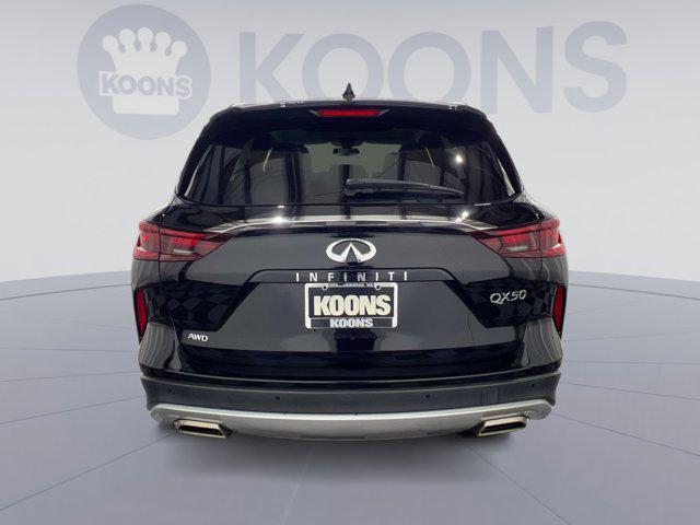 used 2022 INFINITI QX50 car, priced at $27,000