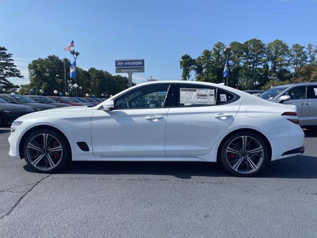 new 2025 Genesis G70 car, priced at $54,795