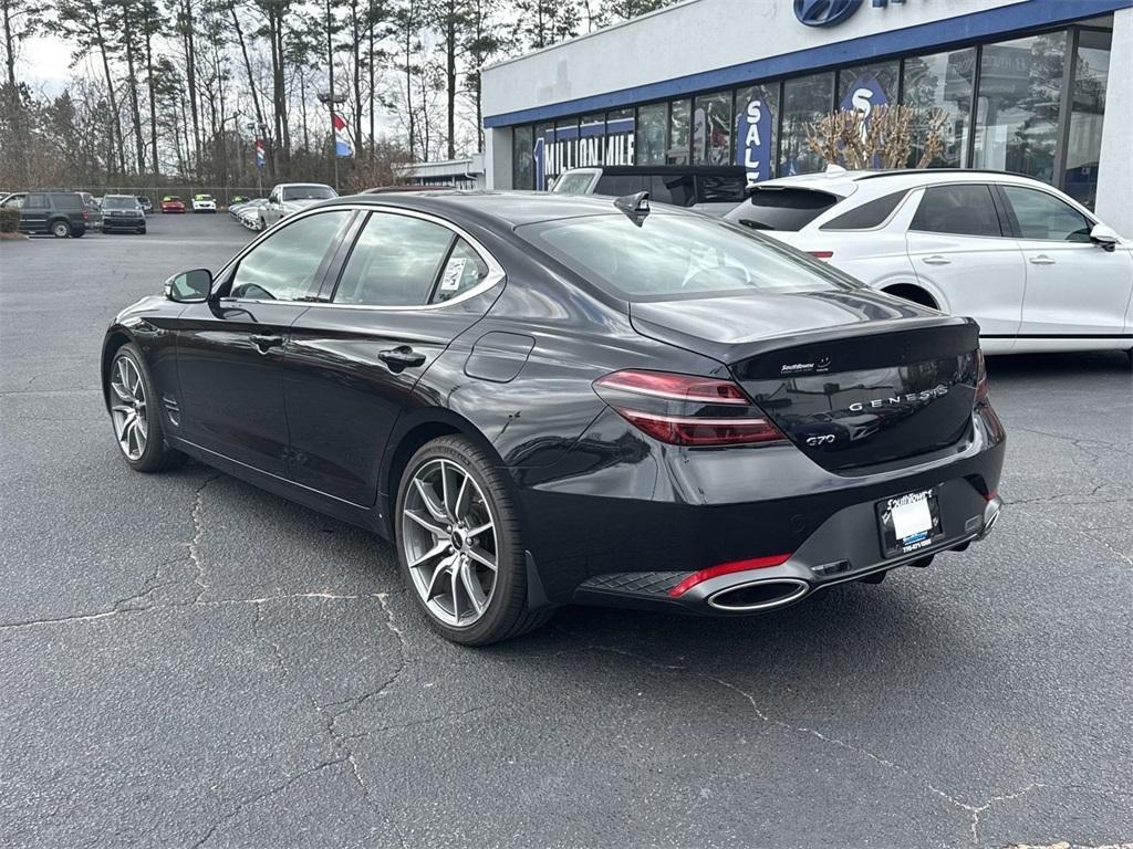 new 2025 Genesis G70 car, priced at $44,245