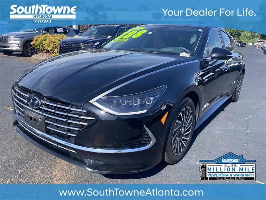 used 2021 Hyundai Sonata Hybrid car, priced at $24,896