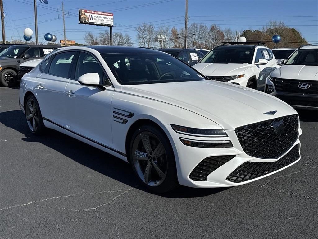 new 2025 Genesis G80 car, priced at $79,060