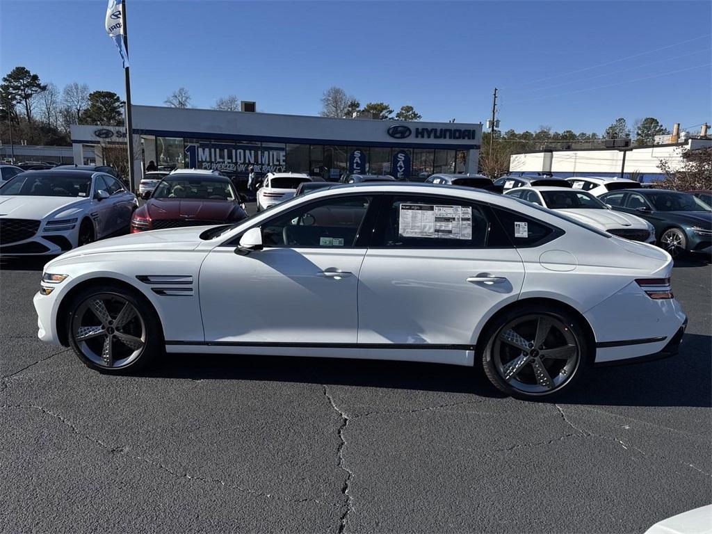 new 2025 Genesis G80 car, priced at $79,060