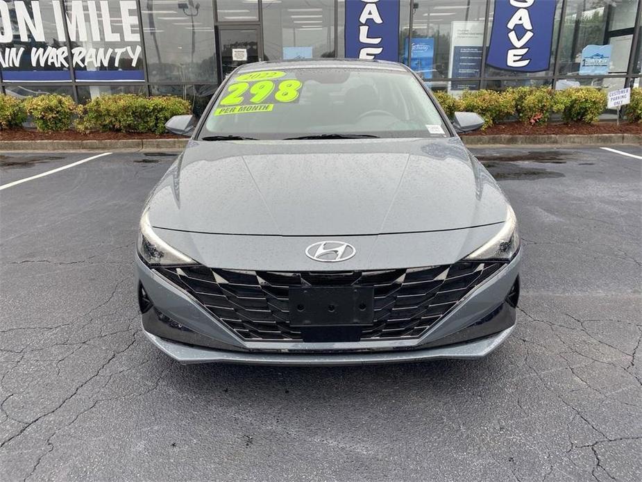 used 2022 Hyundai Elantra car, priced at $21,896