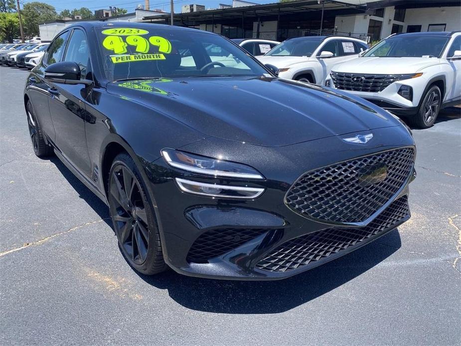 used 2023 Genesis G70 car, priced at $36,922