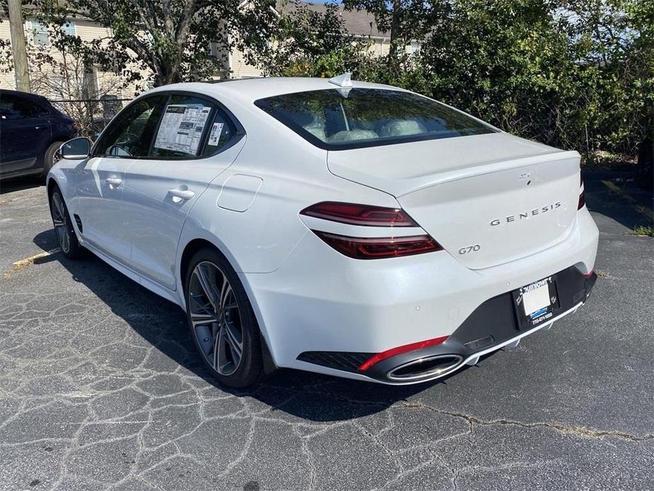 new 2025 Genesis G70 car, priced at $47,030