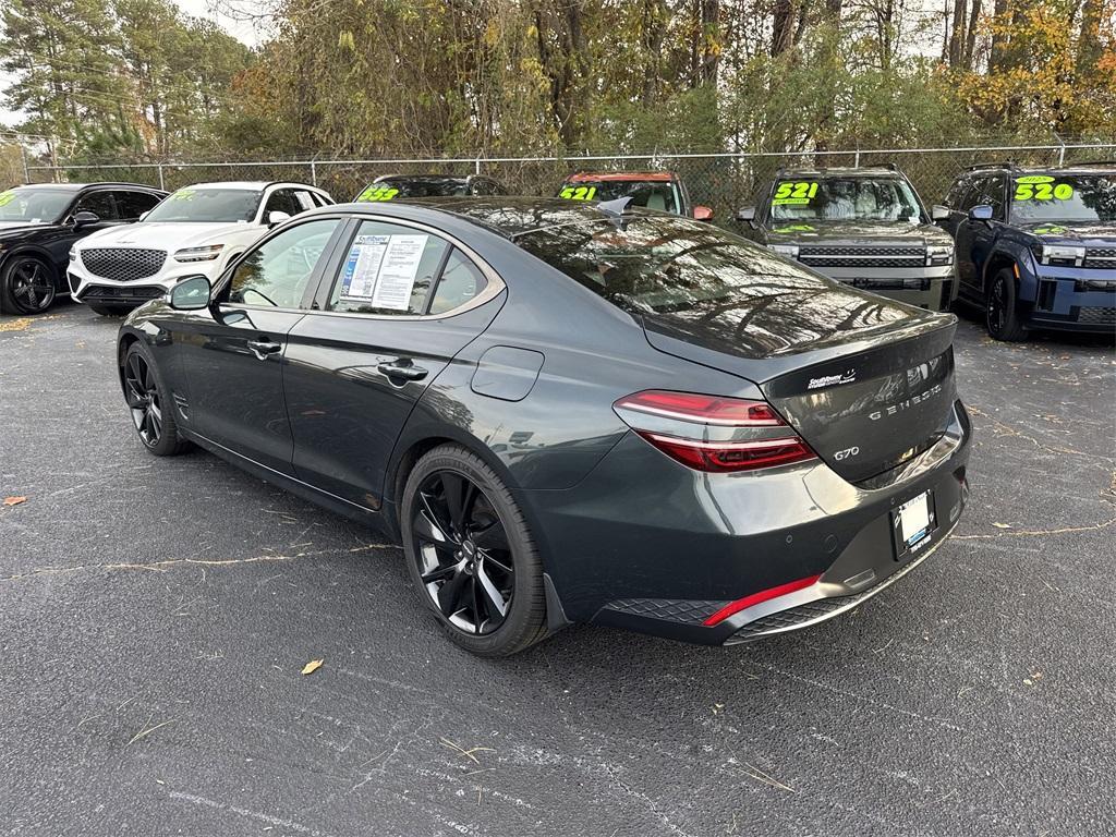 used 2023 Genesis G70 car, priced at $29,991