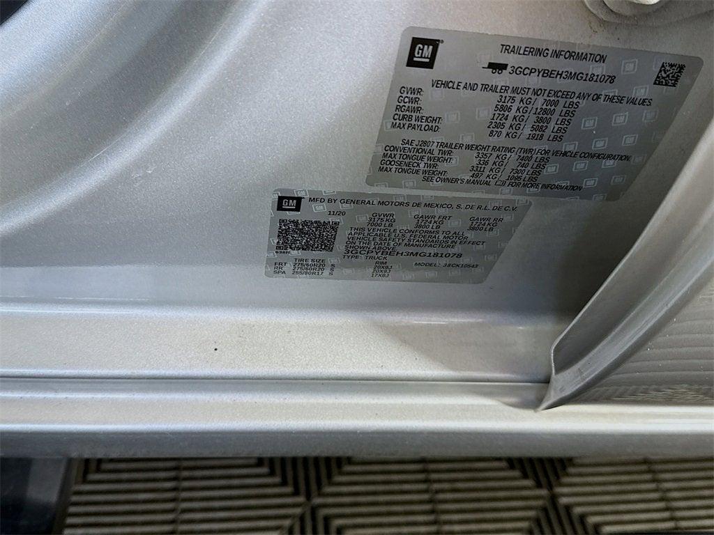 used 2021 Chevrolet Silverado 1500 car, priced at $22,697