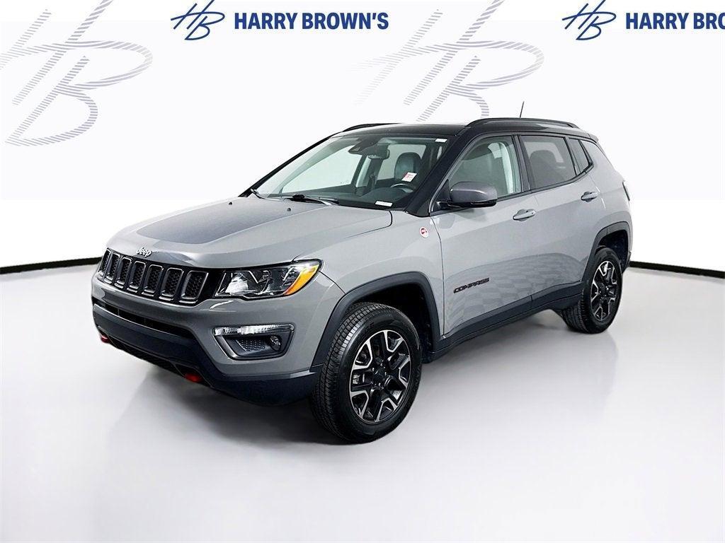 used 2021 Jeep Compass car, priced at $21,397