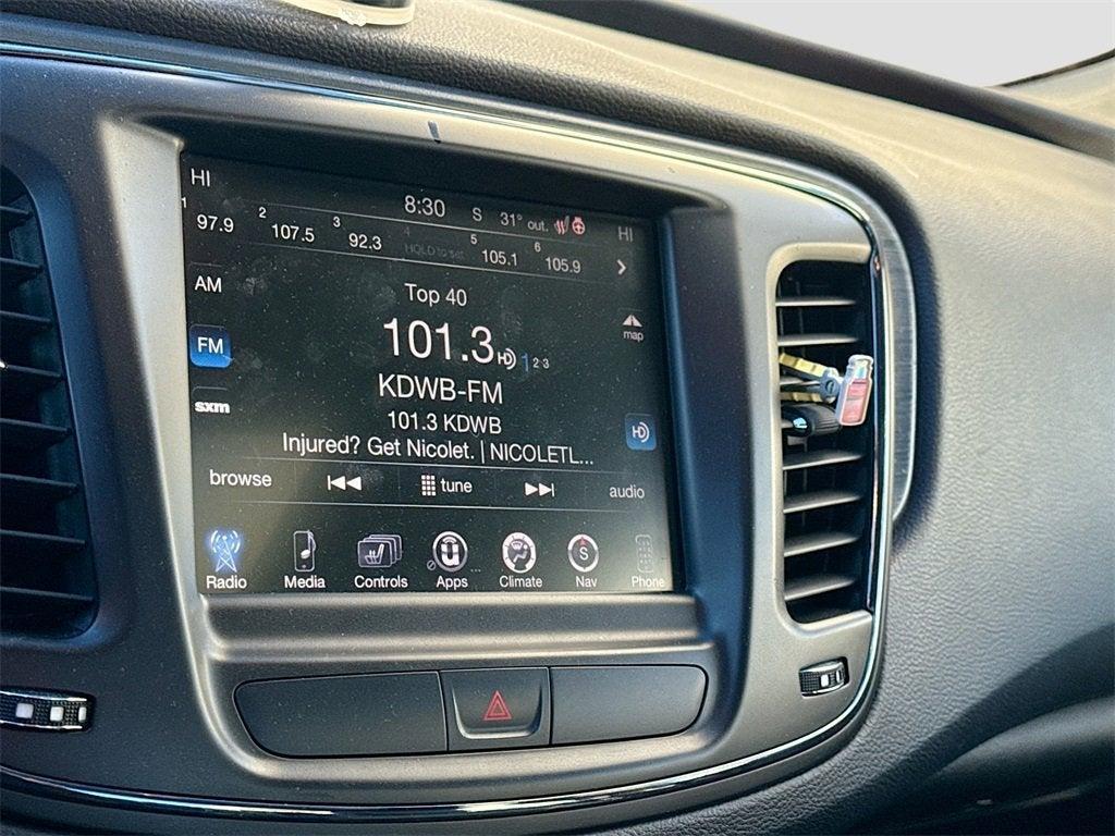 used 2015 Chrysler 200 car, priced at $9,997