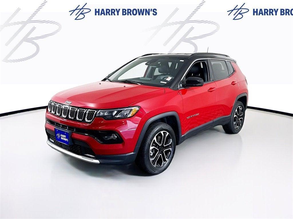 used 2023 Jeep Compass car, priced at $25,497