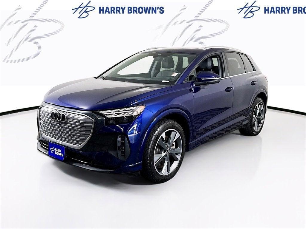 used 2022 Audi Q4 e-tron car, priced at $26,697
