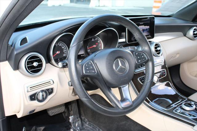 used 2018 Mercedes-Benz C-Class car, priced at $15,995
